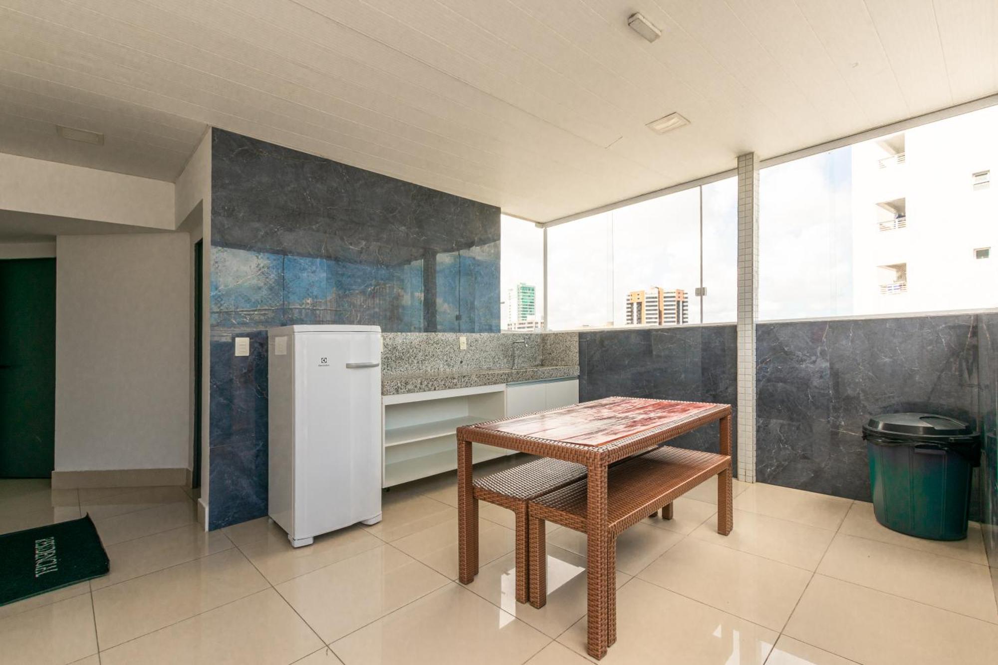 Studio Encantador - Garagem - Piscina Na Cobertura Жуан-Песоа Экстерьер фото